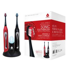 Pursonic - Dual Handle Electric Toothbrush with UV Sanitizer - Multicolor