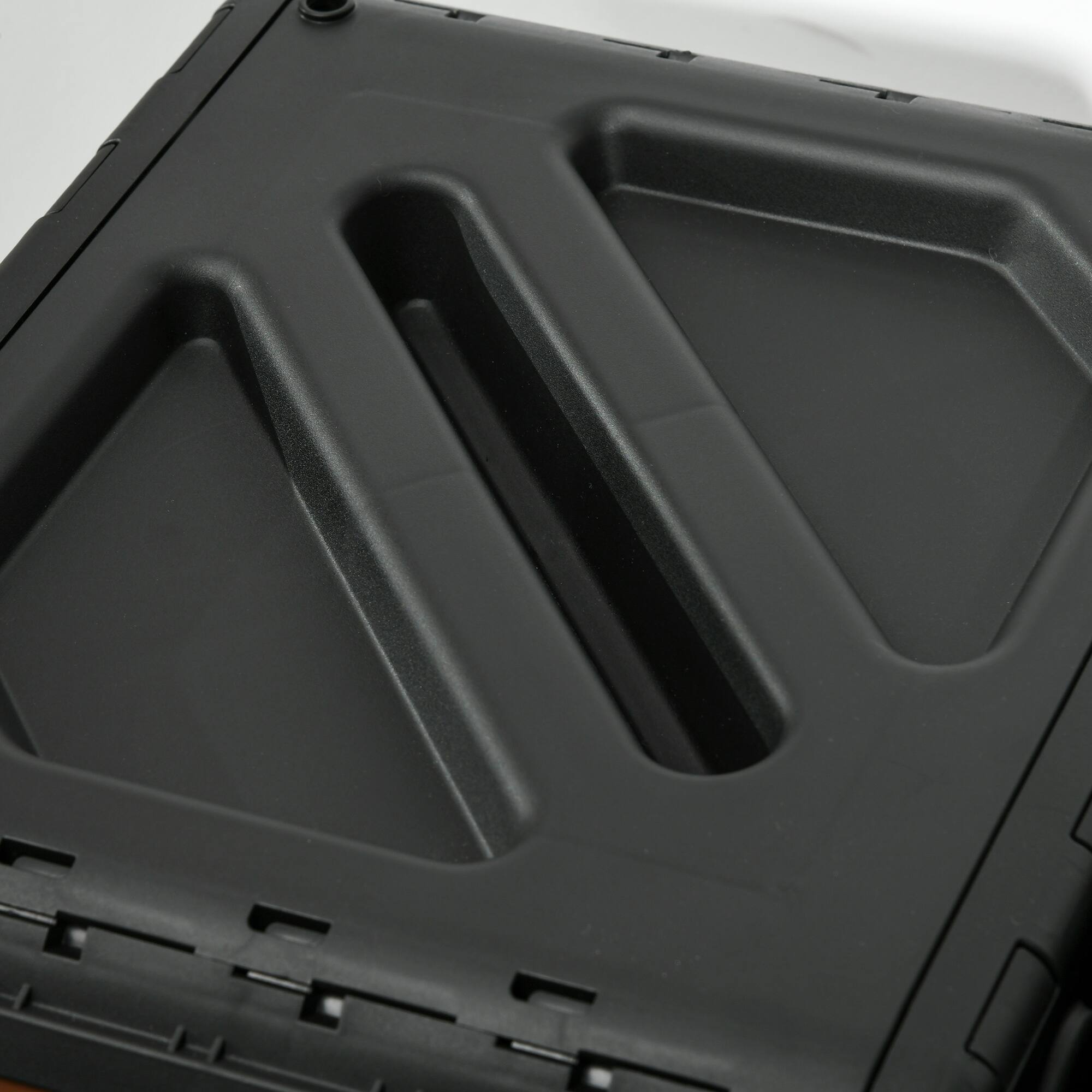 Alt View 7. Outsunny - Dual Chamber Compost Tumbler Bin, Outdoor Tumbling Composter with 24 Ventilation Openings and Steel Legs - Brown and Black.