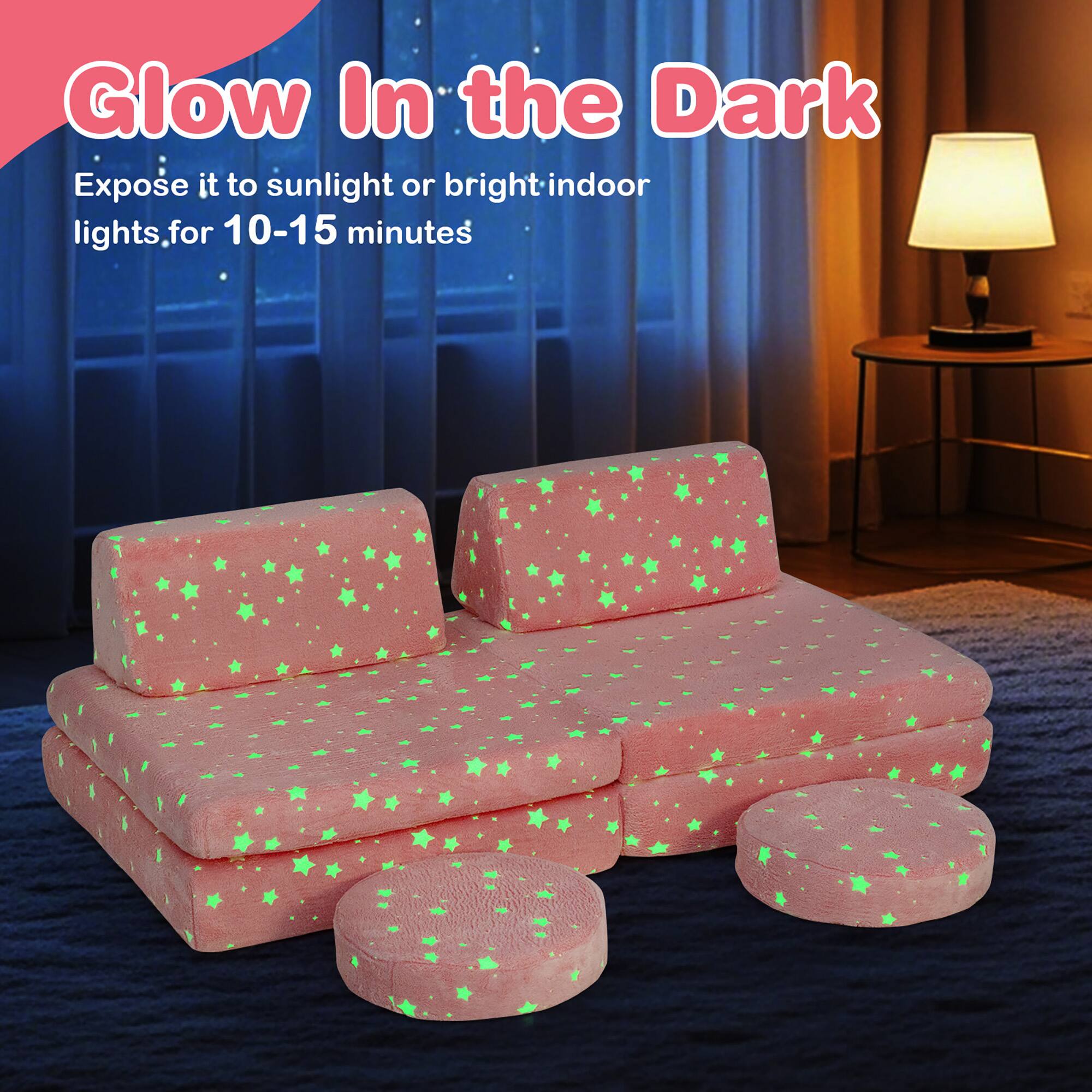 Glow In the Dark

Expose it to sunlight or bright indoor lights for 10-15 minutes.