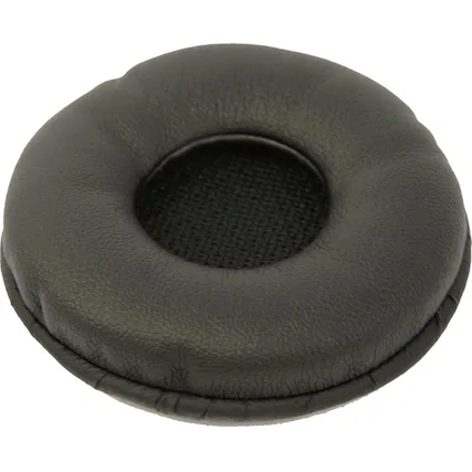 Front. Jabra - 10PK 10PCS/PK BIZ 2300 LEATHER EAR CUSHION - Black.