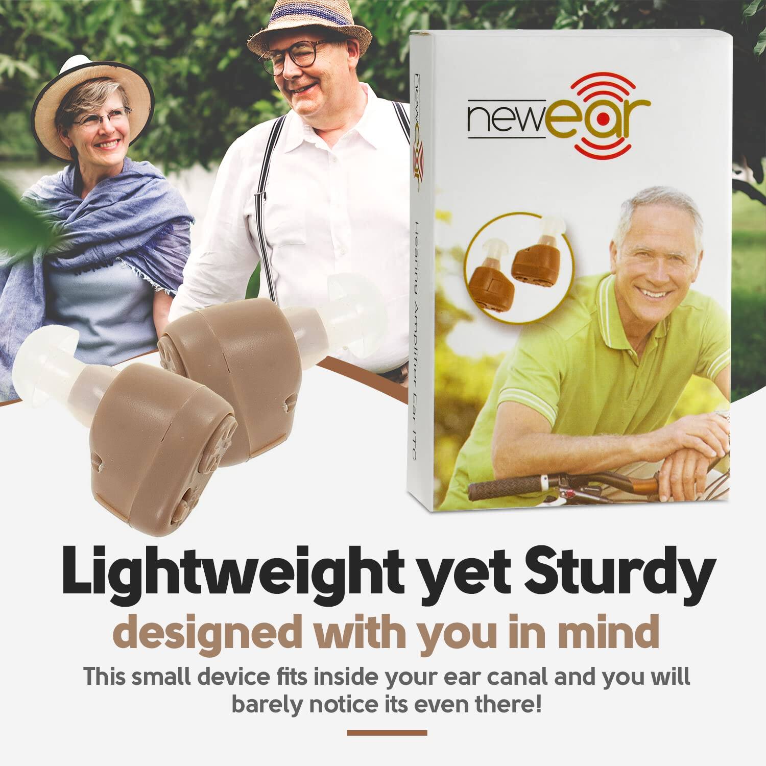 Lightweight yet Sturdy  
designed with you in mind  

This small device fits inside your ear canal and you will barely notice its even there!