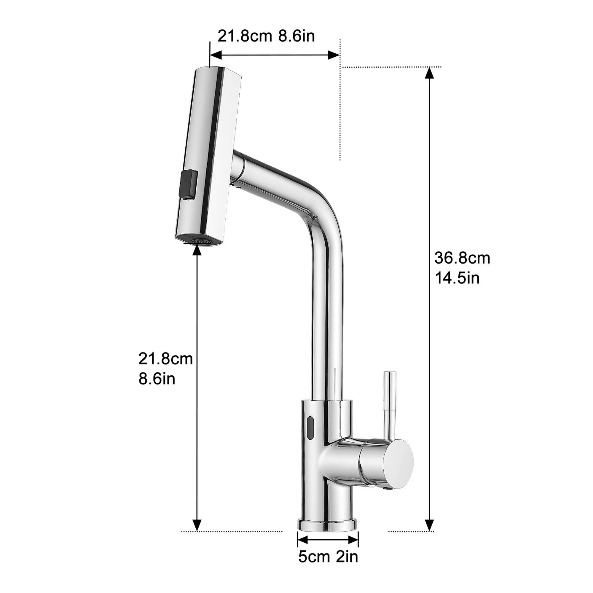 21.8cm 8.6in  
36.8cm 14.5in  
21.8cm 8.6in  
5cm 2in