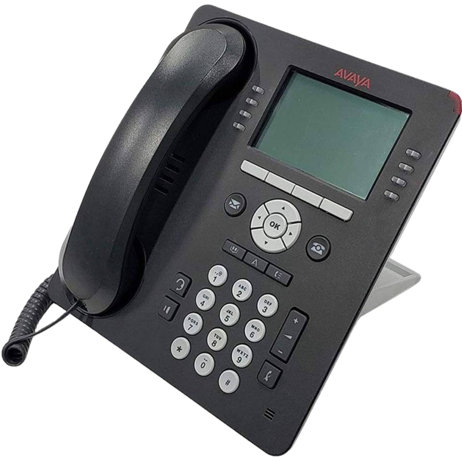 AVAYA OK 00 A .9 ( 1 3 ABC CRI 2 4 DEF I1 JEL 3 PORS 5 + 7 MNO TUY 6 1 8 * - WXYZ 9 0 & #