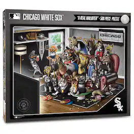 YouTheFan - Chicago White Sox Purebred Fans 18'' x 24'' A Real Nailbiter 500-Piece Puzzle - Multicolor