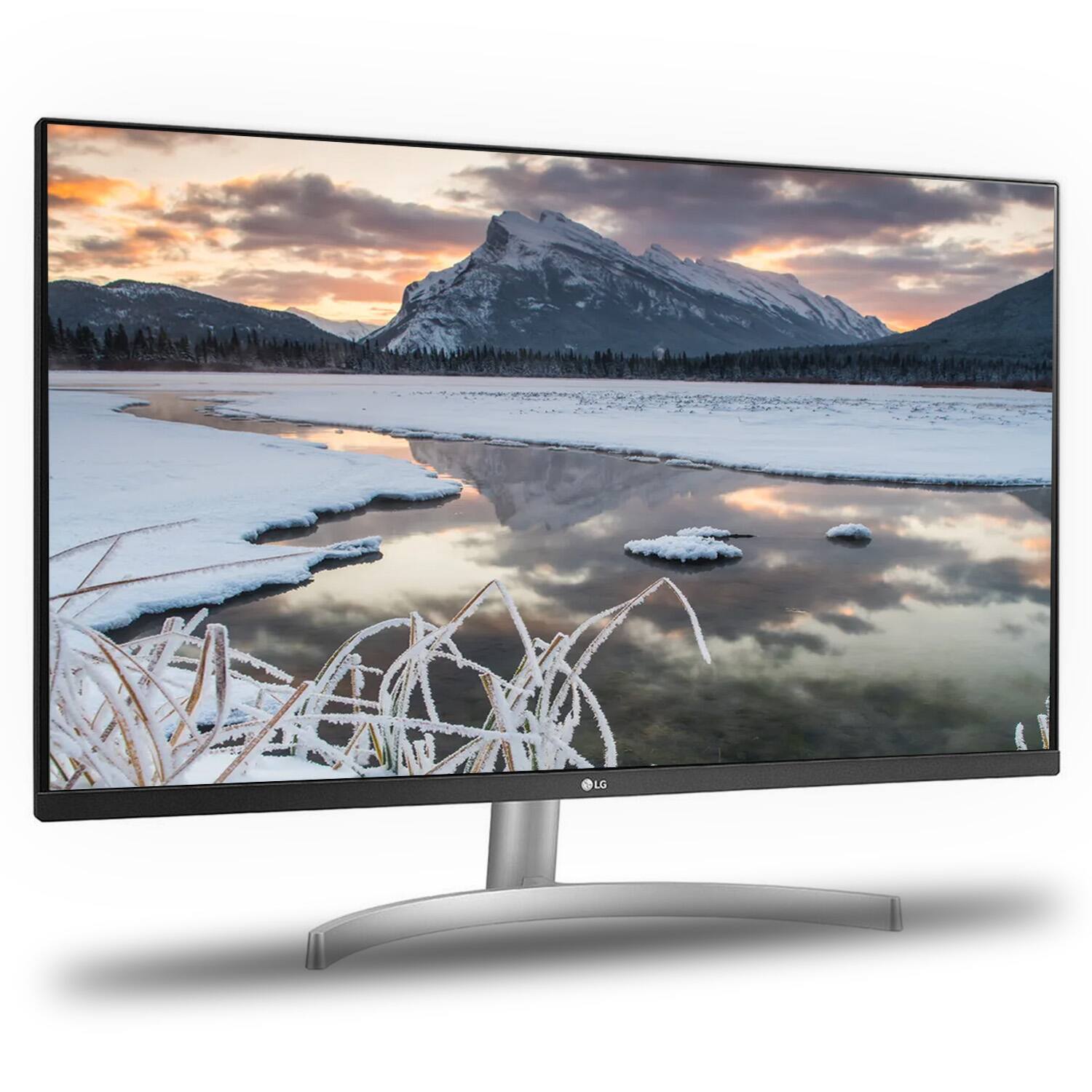 Alt View 2. LG - LG 32UN500-W 31.5" 16:9 FreeSync 4K VA Monitor + HDMI Cable and Cleaning Kit.