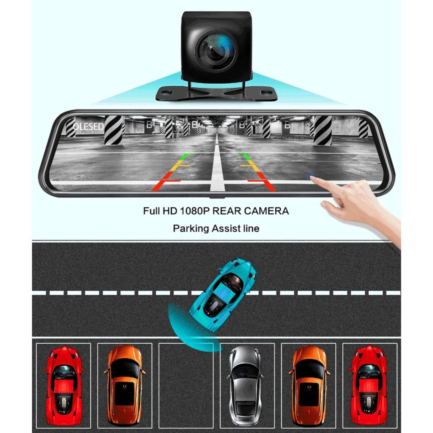 Full HD 1080P REAR CAMERA  
Parking Assist line