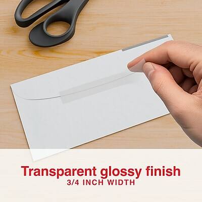 Transparent glossy finish  
3/4 inch width