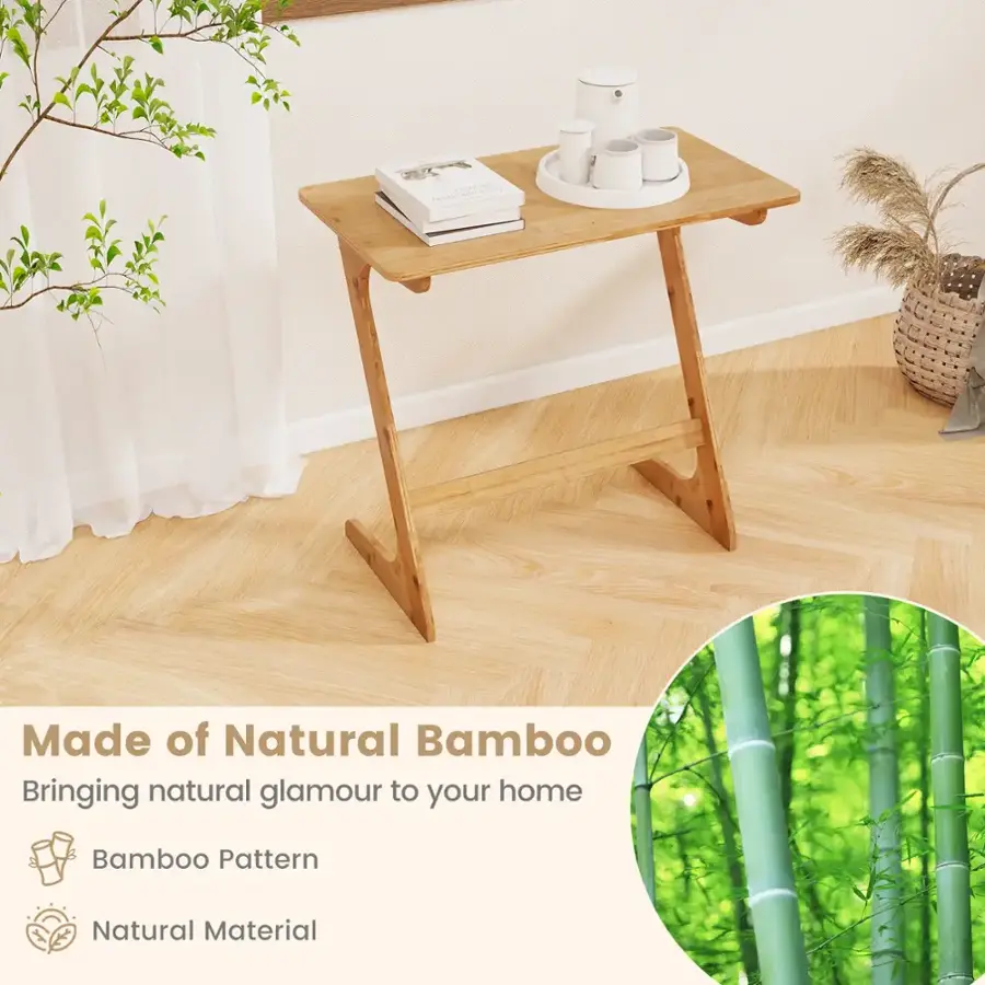 Made of Natural Bamboo: Bringing natural glamour to your home. Bamboo Pattern. Natural Material.