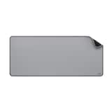 Logitech - Desk Mat Studio Series Extended Mouse Pad with Spill-resistant Durable Design (Large) - Mid Gray
