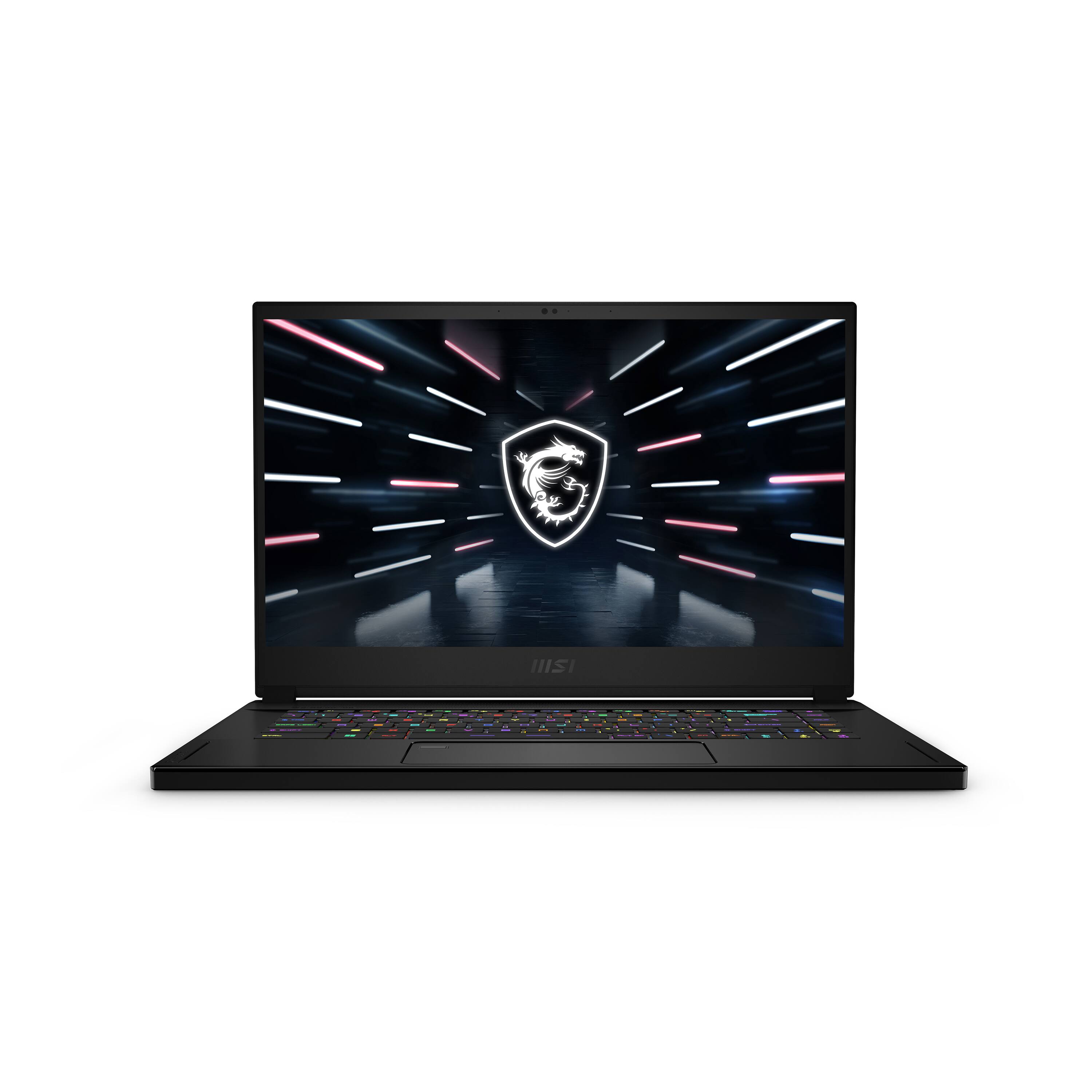 Front. MSI - GS66 Stealth 15.6" Gaming Laptop - Intel Core i7 - 32 GB Memory - NVIDIA GeForce RTX 3080 Ti - 1 TB SSD - Core Black.