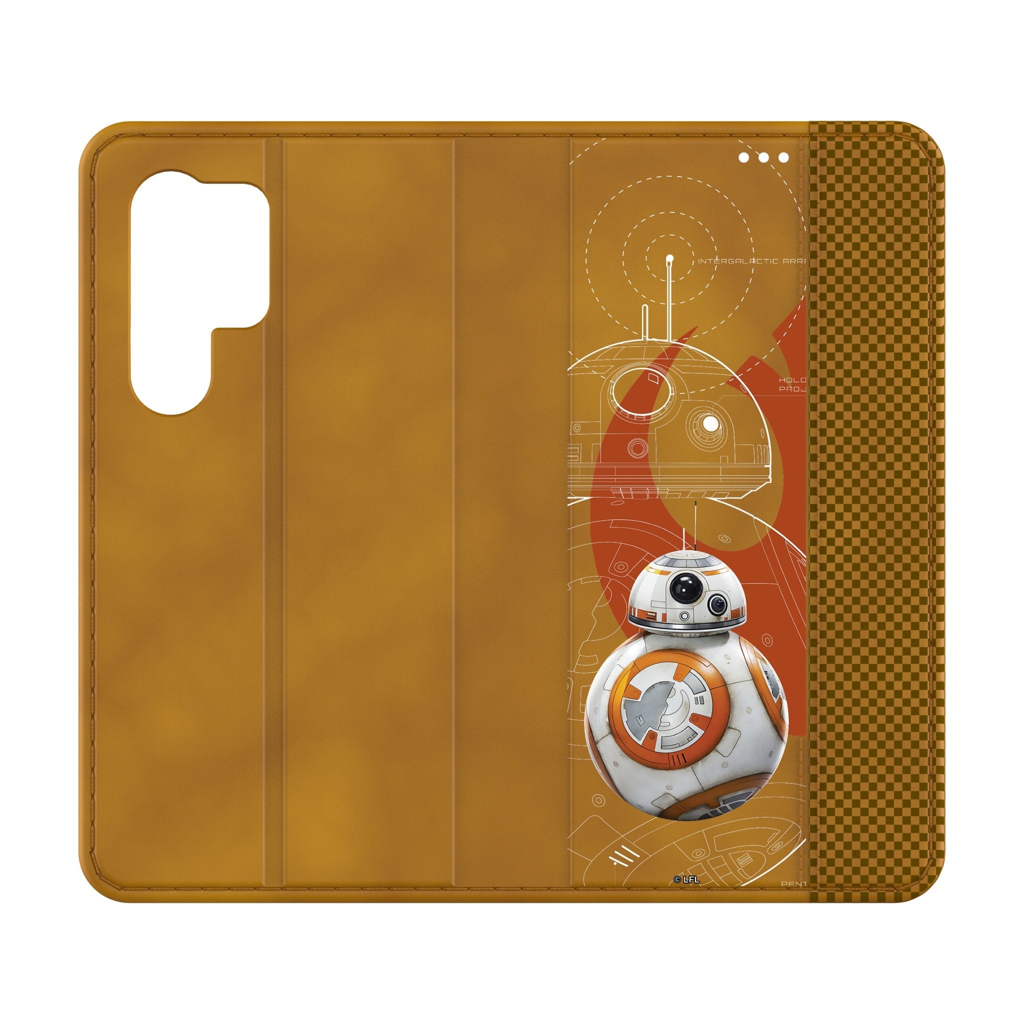 Keyscaper - Star Wars BB-8 FactionTech Folio Phone Case - Samsung Galaxy S22+ - Multicolor