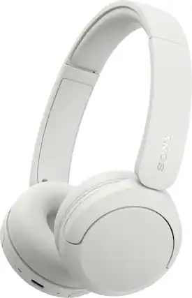Front. Sony - WH-CH530 Wireless Headphone with Microphone - White.