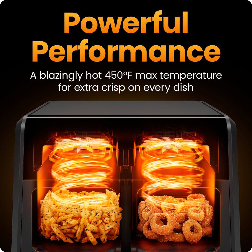 Powerful Performance  
A blazingly hot 450°F max temperature for extra crisp on every dish
