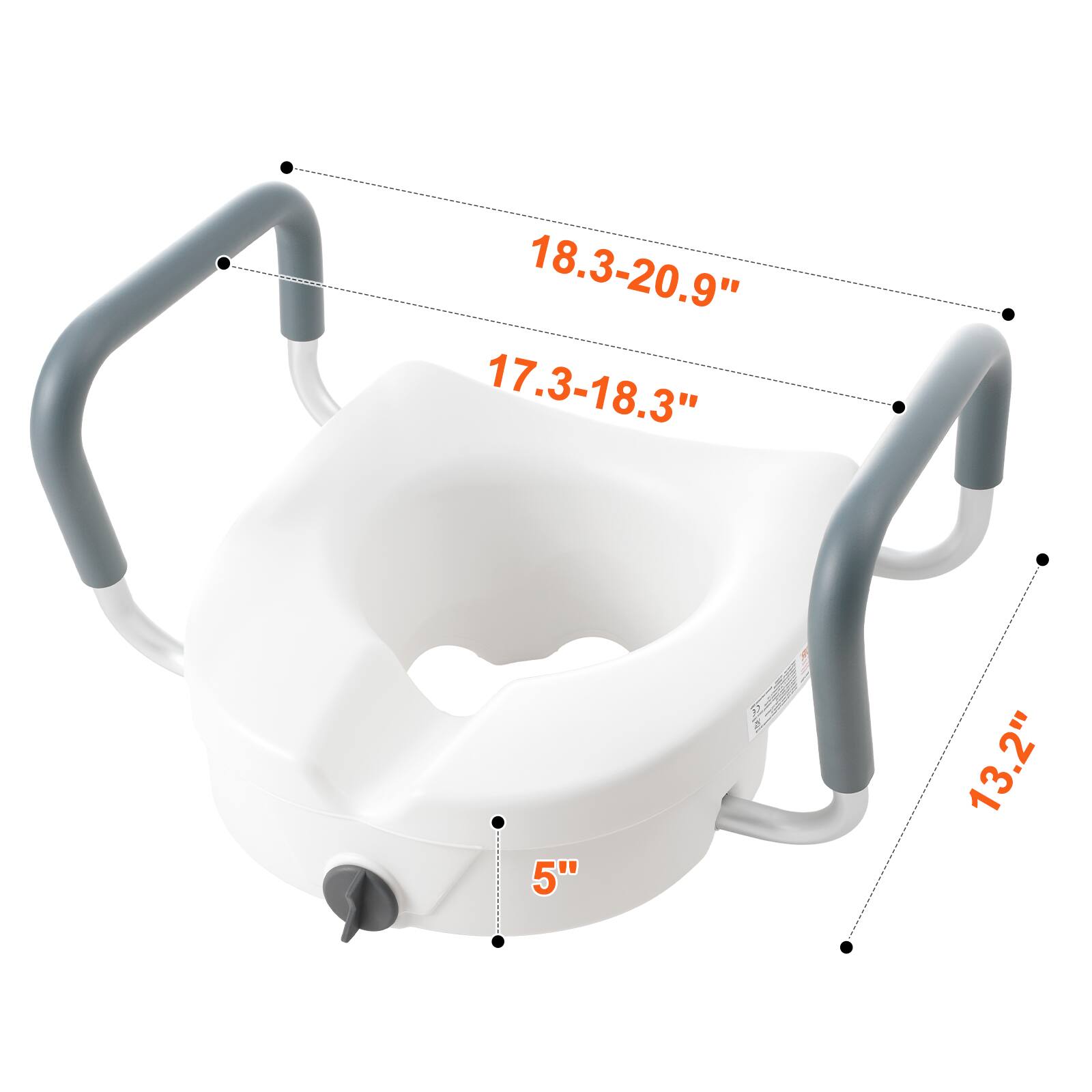 18.3-20.9", 17.3-18.3", 13.2", 5"