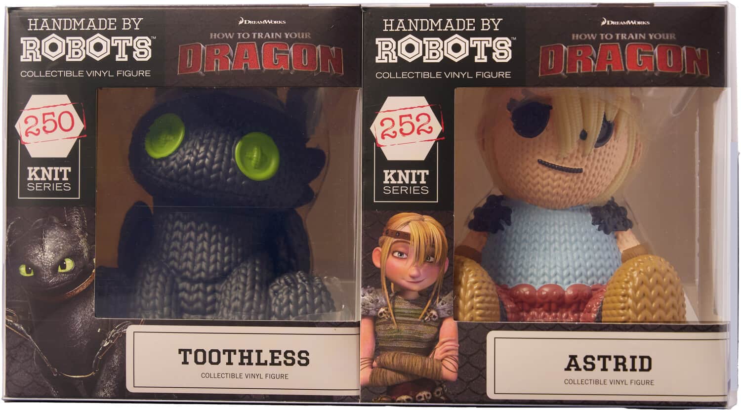 Handmade by Robots - How to Train Your Dragon - Astrid & Toothless 2-Pack - COLLECTIBLES - Multicolor