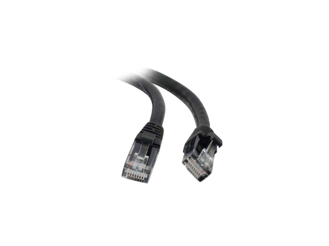 Front. Cables to Go - C2G 00409 Cat5e Cable - Snagless Unshielded Ethernet Network Patch Cable, Black (35 Feet, 10.66 Meters).