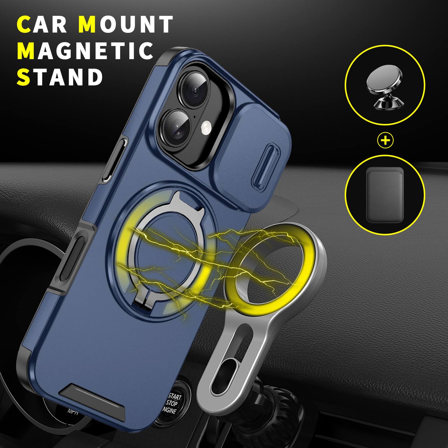 CAR MOUNT MAGNETIC STAND

START STOP ENGINE