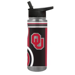 Great American Products - Oklahoma Sooners 24oz. Cool Vibes Jr. Thirst Hydration Water Bottle - Multicolor