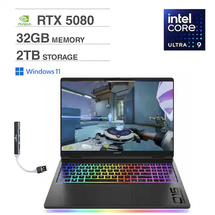 NVIDIA RTX 5080
32GB MEMORY
2TB STORAGE
intel CORE ULTRA 9
Windows 11