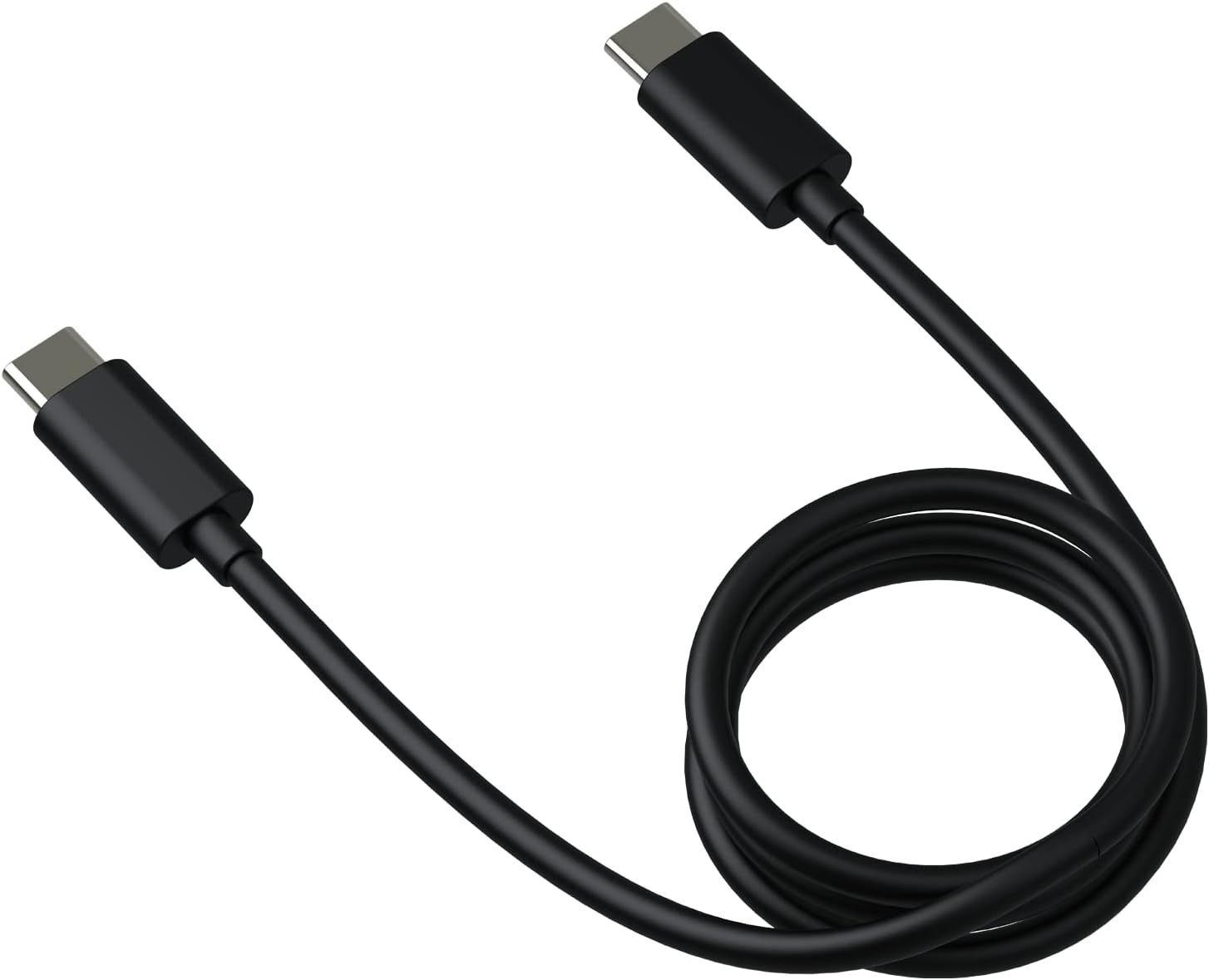 Front. Motorola - Motorola Essentials 6.5A E-Marked 3.3ft USB-C to USB-C Cable for High Current Charging, Companion Cable to TurboPower 68.