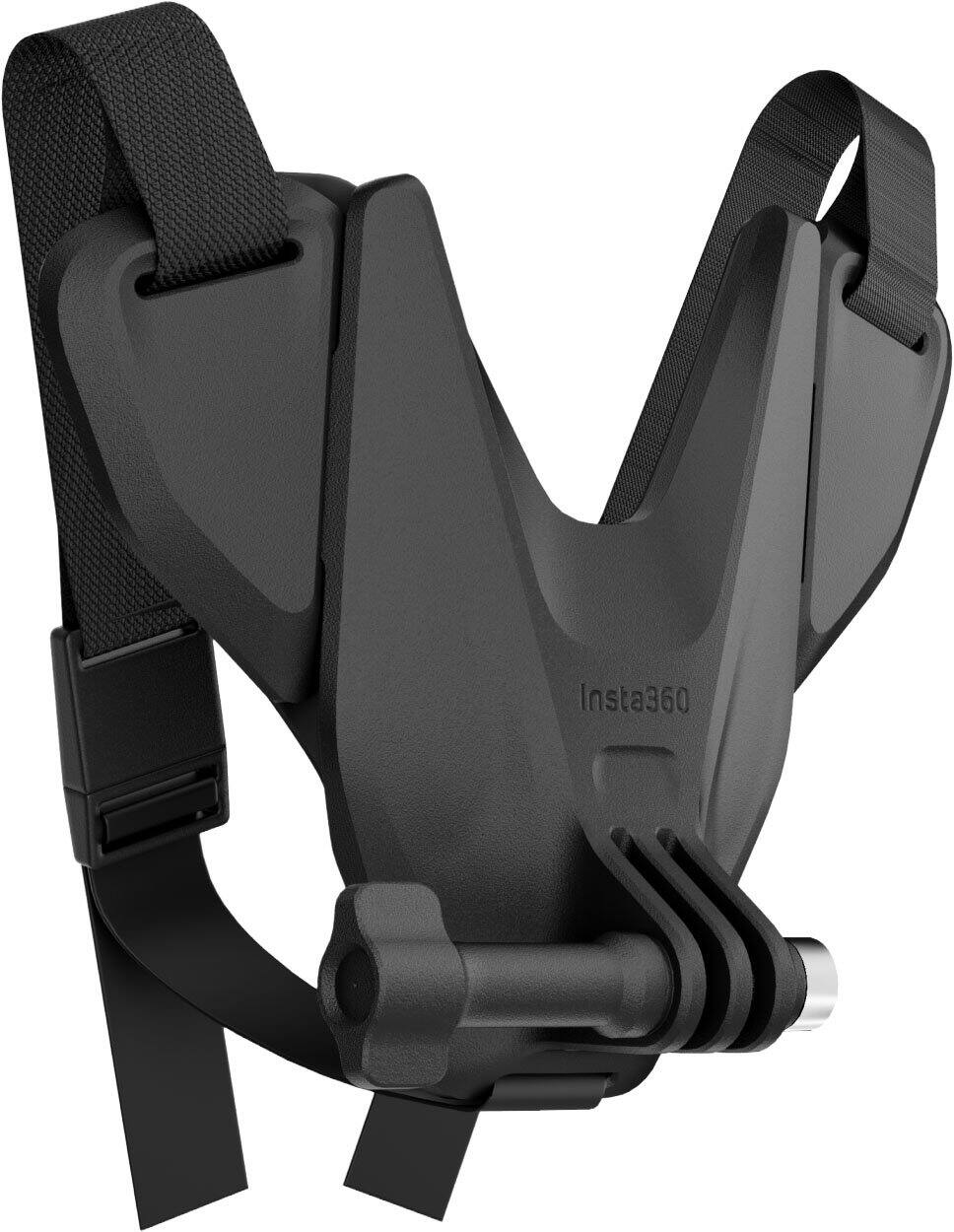Left. Insta360 - Helmet Chin Mount 2.0 - Black.