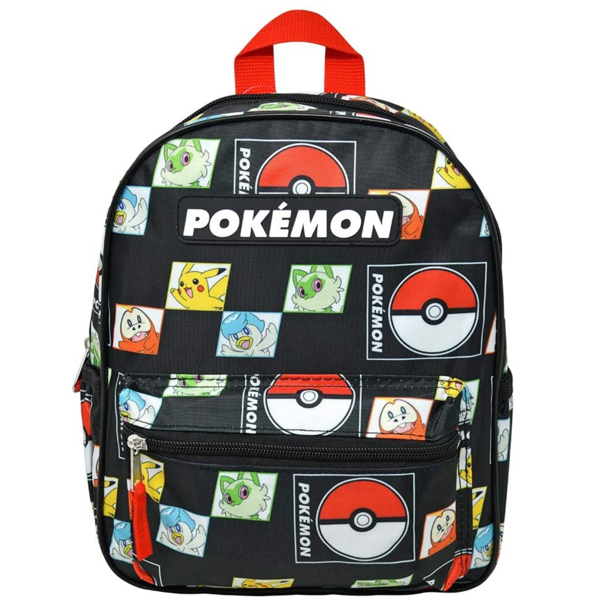 Pokémon - Pokemon 11" PU Leather Deluxe Backpack for Everyday Function, Unisex - Black