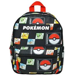 Pokémon - Pokemon 11" PU Leather Deluxe Backpack for Everyday Function, Unisex - Black