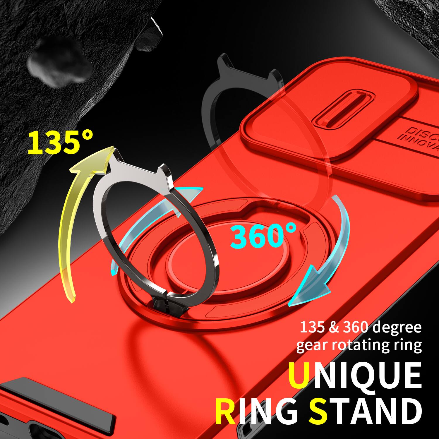 135
DISC INNOVA
360
135 & 360 degree gear rotating ring
UNIQUE RING STAND