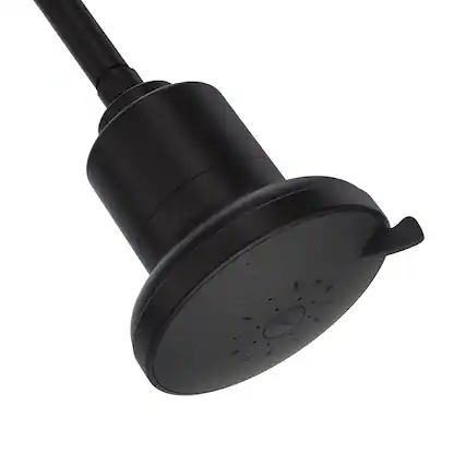 Front. AquaTru - AquaTru Shower Filter Removes Impurities from Hard Water for Healthy Skin, Scalp & Hair (Matte Black) - Black.