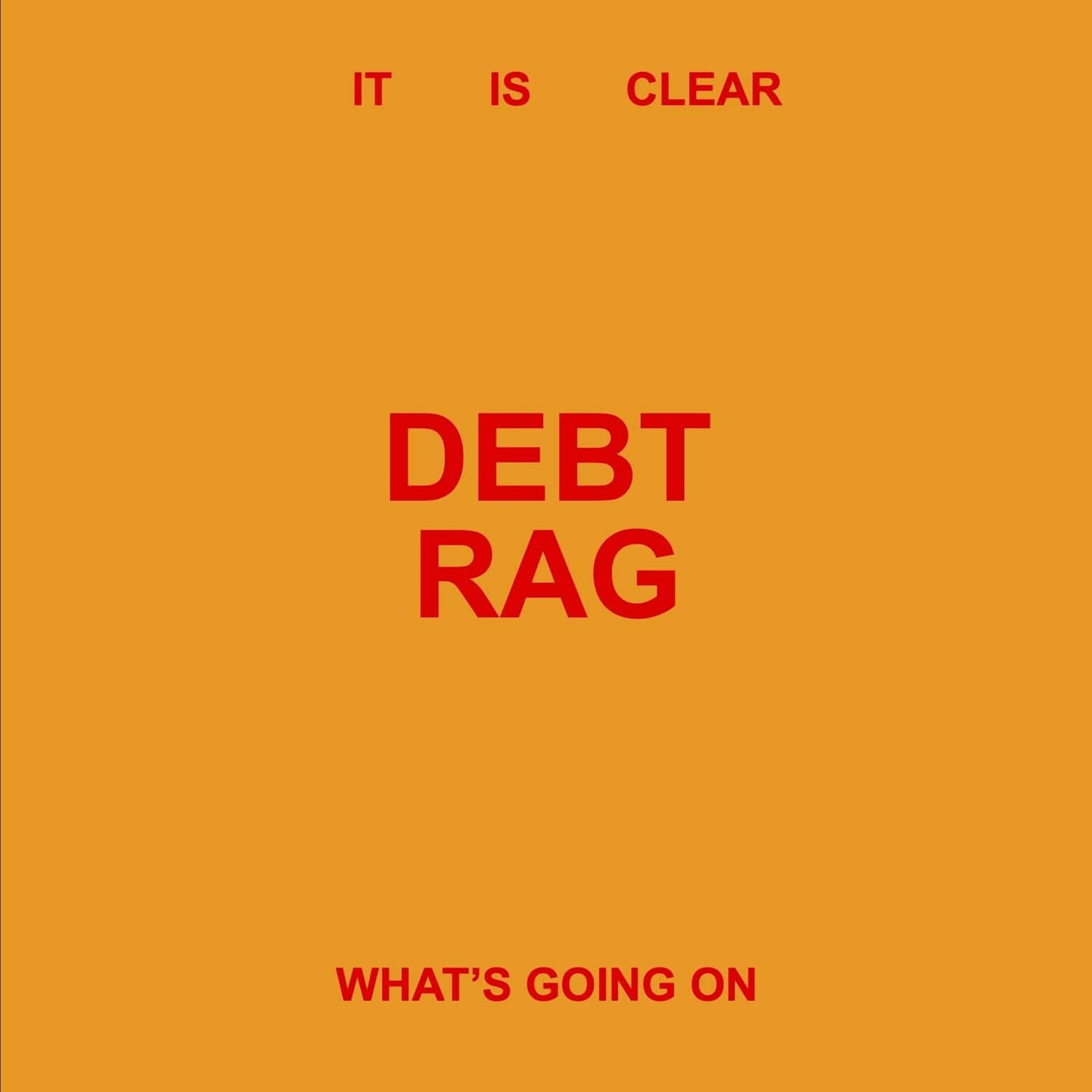 Debt Rag - It Is Clear What's Going on - Beige   - VINYL LP price history on PriceWatchPro