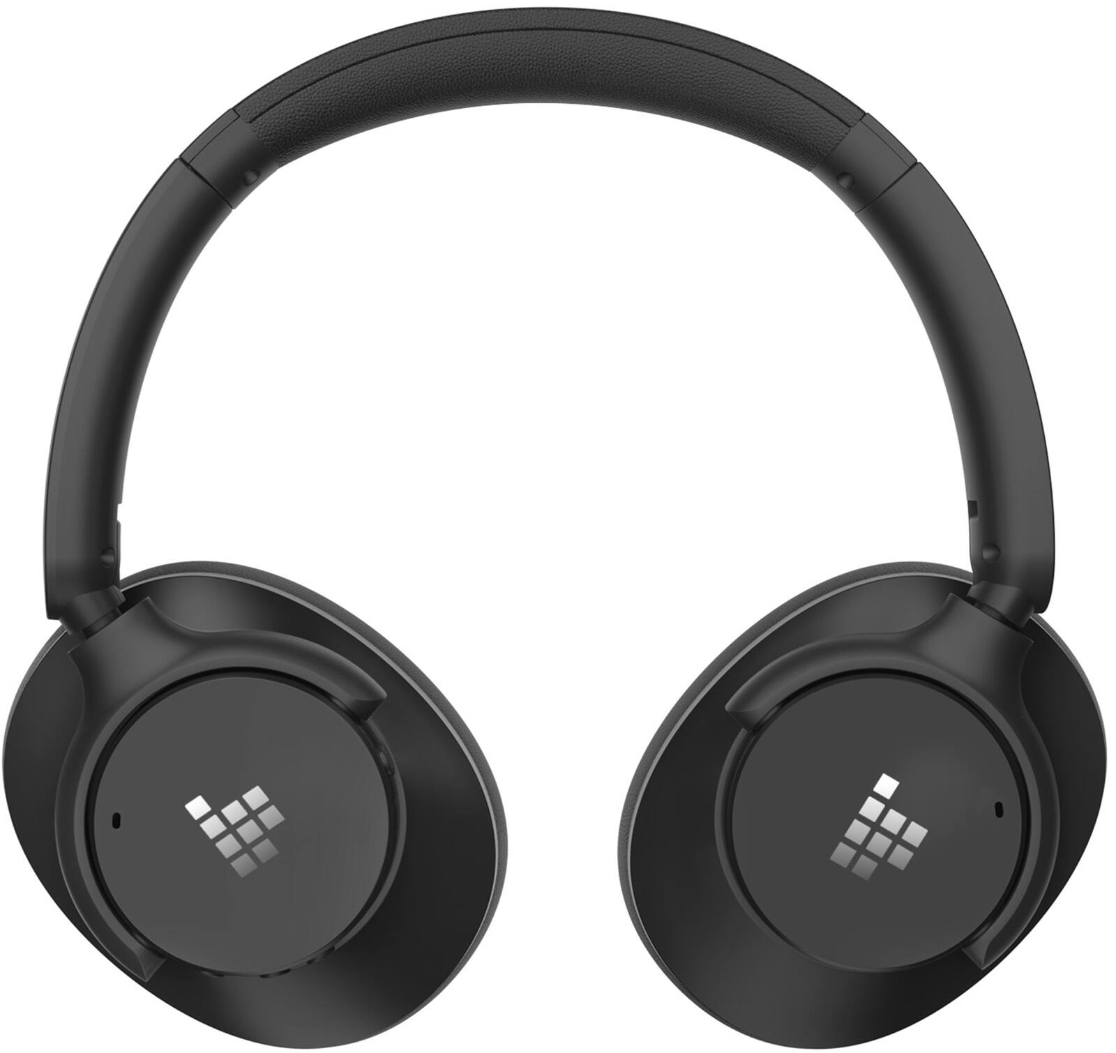 Alt View 2. Tronsmart - Q20 Active Noise Cancelling Headphones, Wireless Over-Ear Bluetooth Headphones, 60H Playtime, Deep Bass, Comfort Fit - Black.