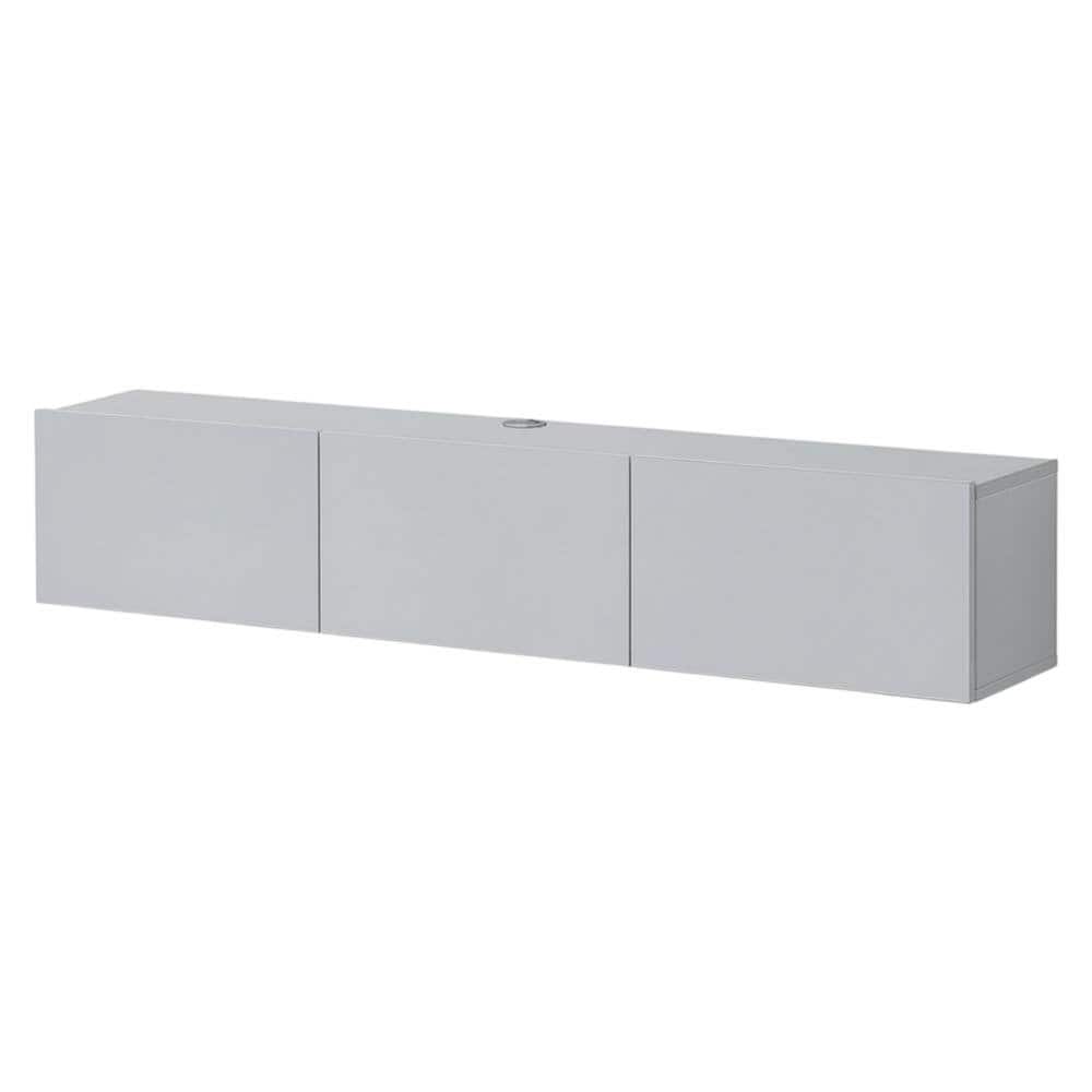 FurniFact - Floating TV Stand for 75 Inch Screens with Solid Wood and Veneer Finish - White price history on PriceWatchPro