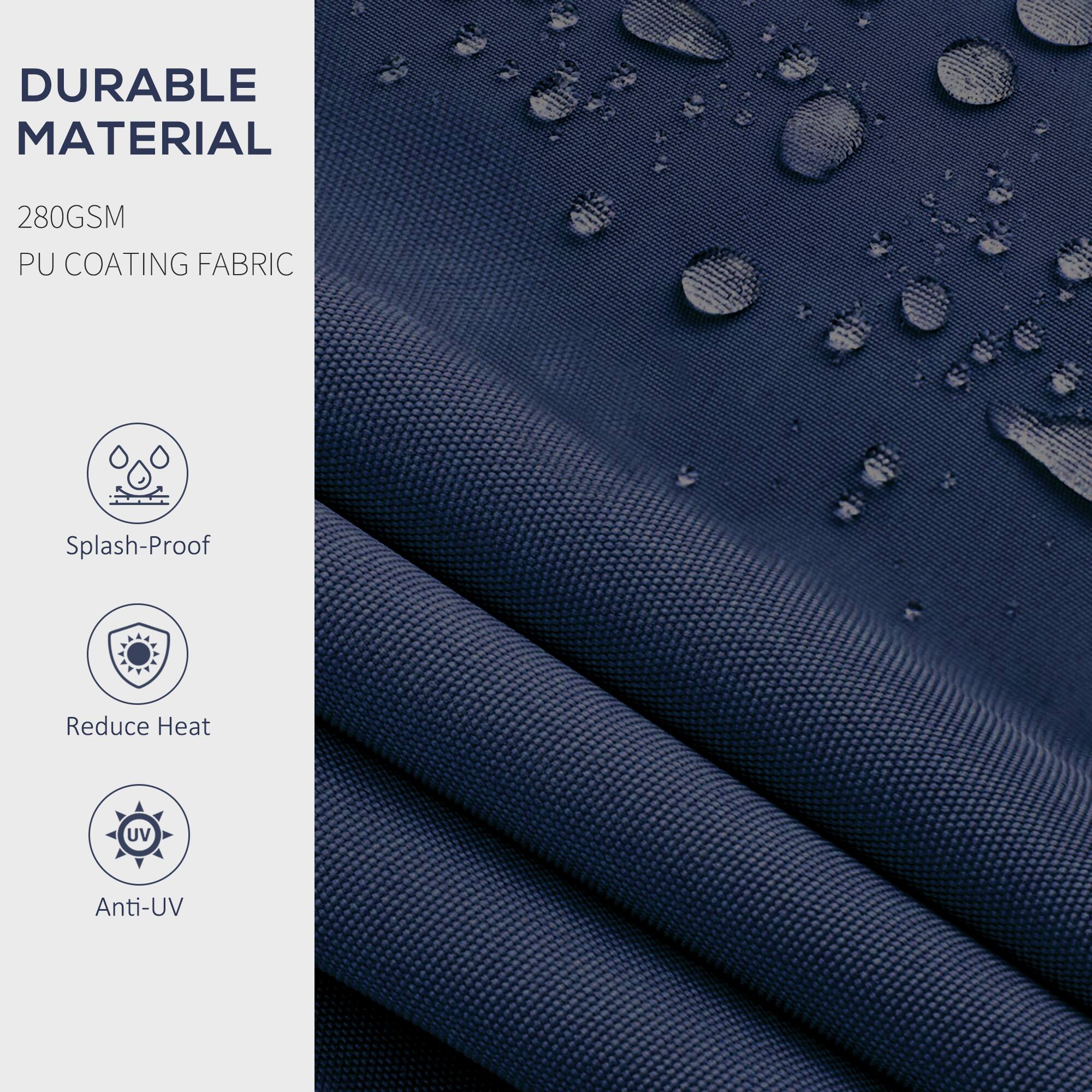 DURABLE MATERIAL 280GSM PU COATING FABRIC

Splash-Proof
Reduce Heat
Anti-UV