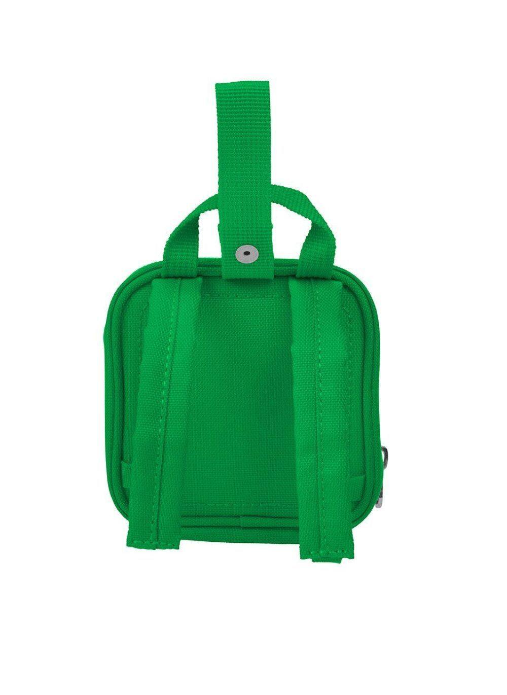 Left. Haiku - LEGO Brick Mini Backpack - Green.