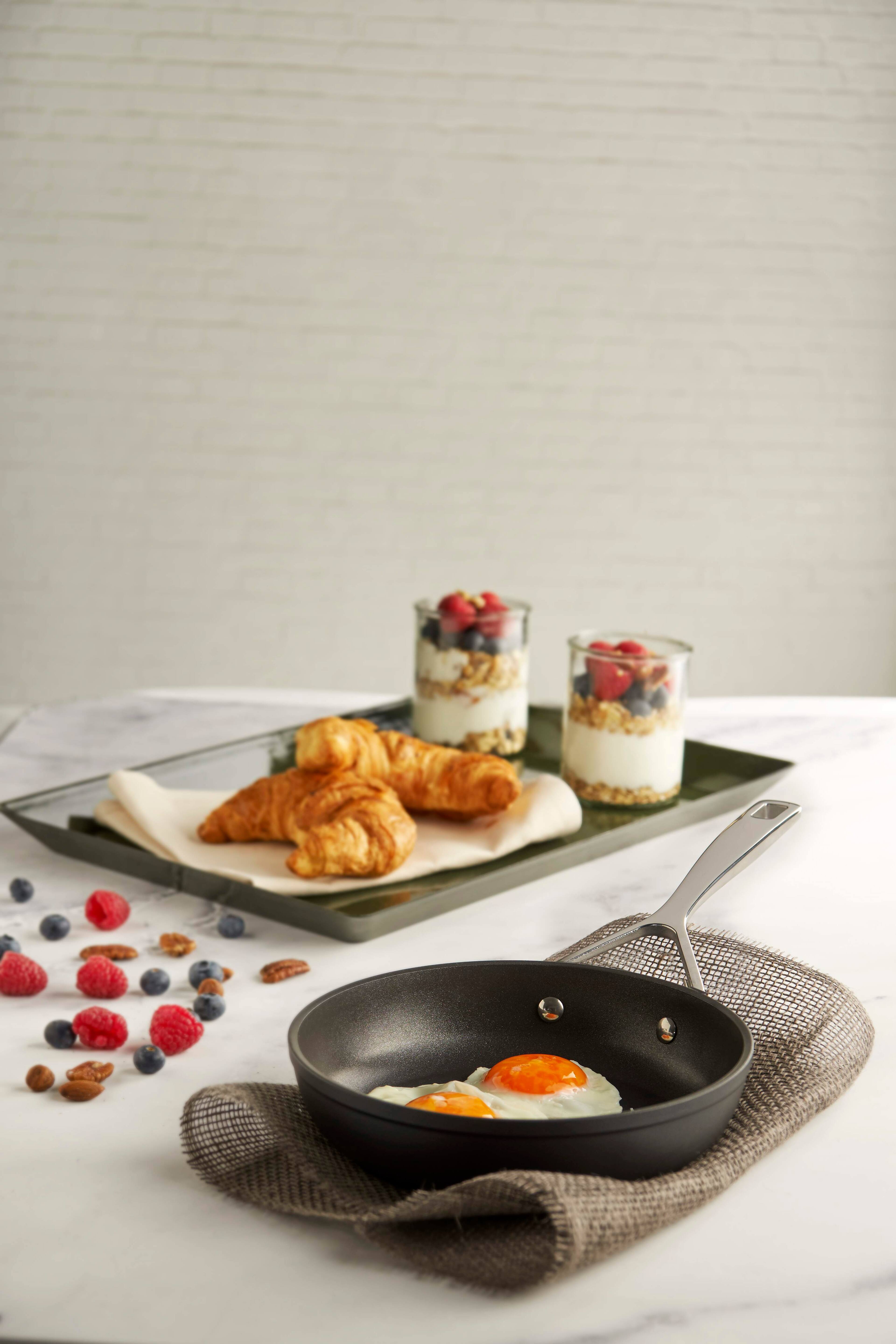 Alt View 7. Demeyere - Demeyere AluPro 10-inch Aluminum Nonstick Fry Pan - Black.