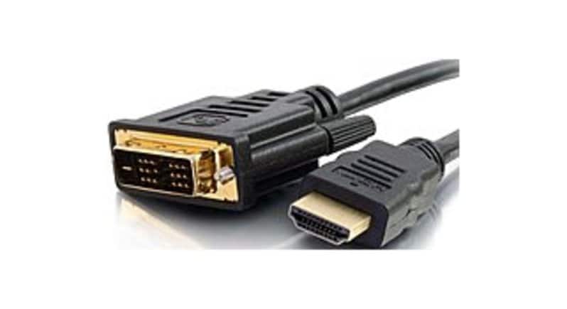 C2G - 1.5m HDMI to DVI-D Digital Video Cable - HDMI/DVI for Audio/Video Device - 4.92 ft - 1 x DVI-D (Single-Link) Male Digita - Black