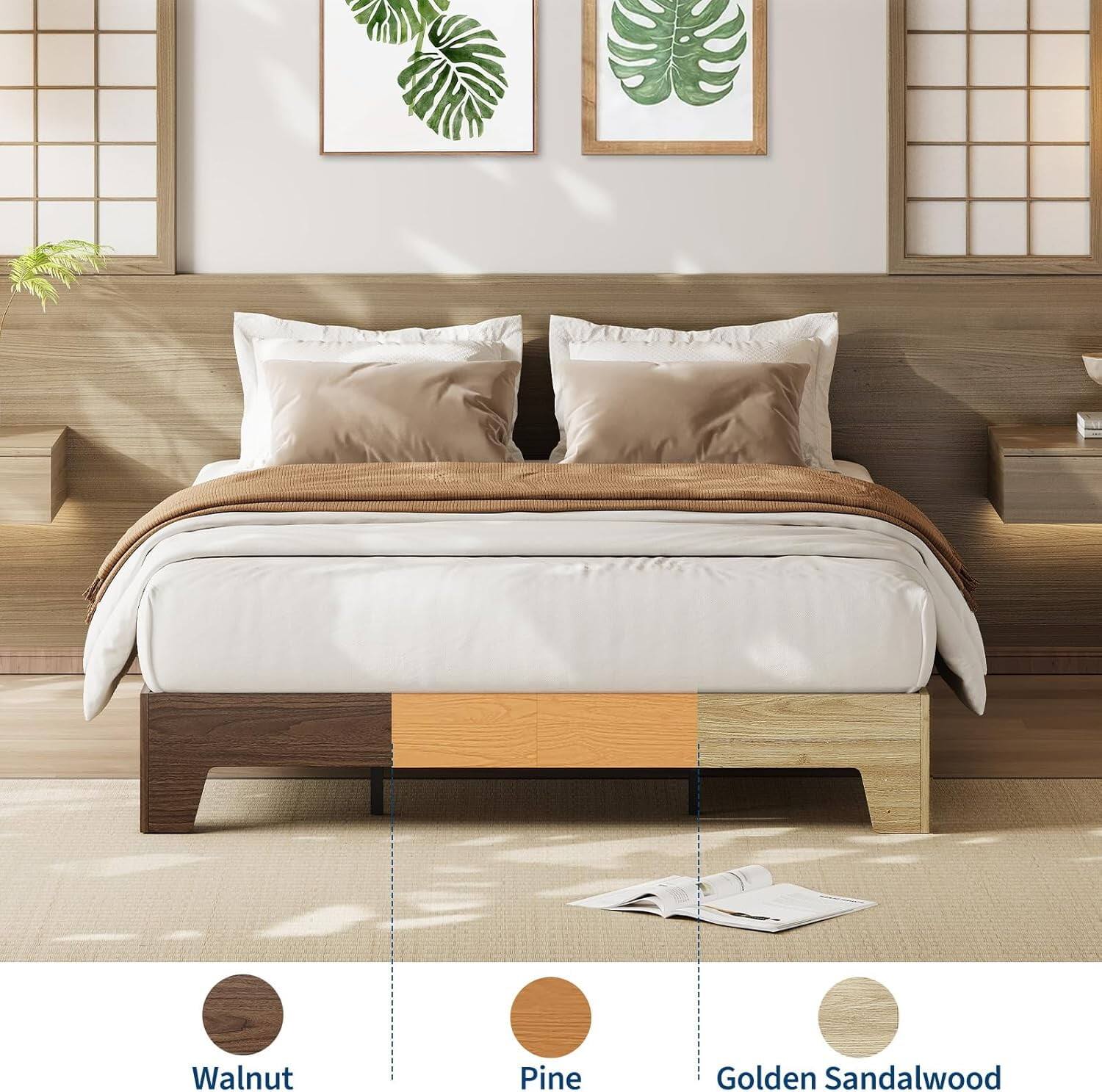 Walnut  
Pine  
Golden Sandalwood