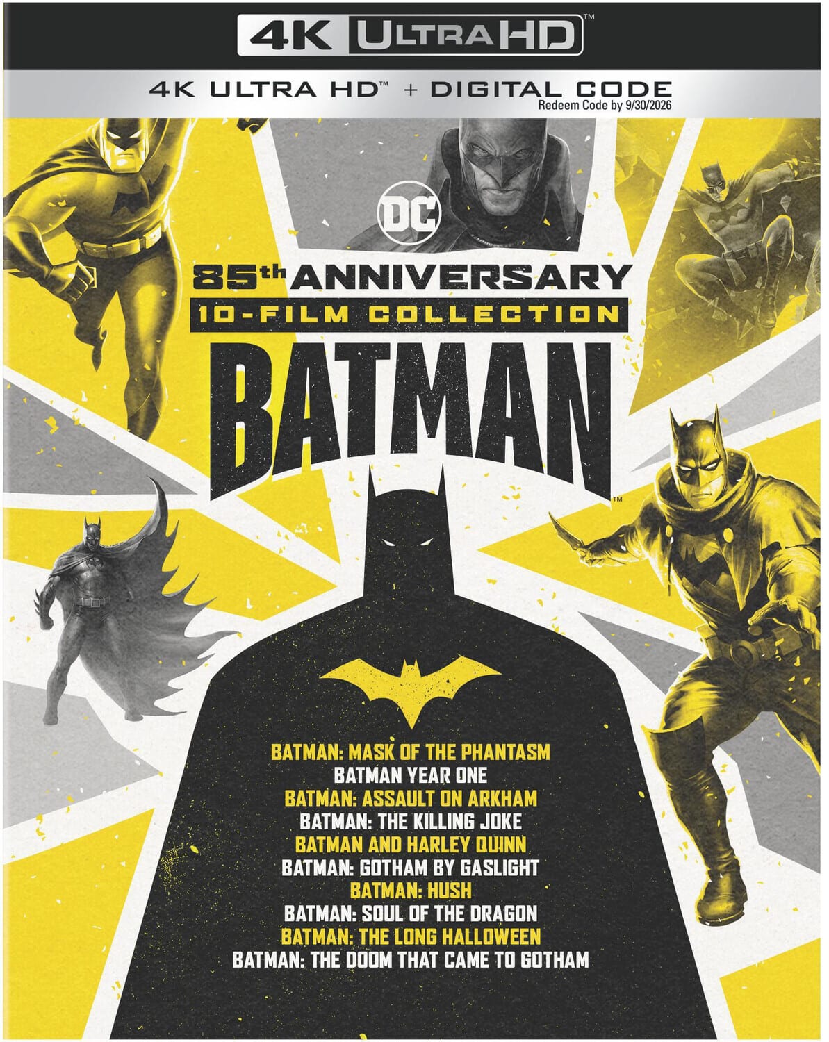 Batman: 85th Anniversary 10-Film Collection  - 4K Blu-Ray