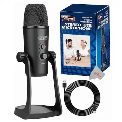 Sure, here is the corrected and grouped text from the image:
---
**Vid-pro**
**Model XM-USB**
**Studio Recording**
**STEREO USB MICROPHONE**
**VOLUME**
**Vid-pro**
**STEREO USB MICROPHONE**
**Vid-pro**
**STEREO USB MICROPHONE**
**VOLUME**
**Vid-pro**
**STEREO USB MICROPHONE**
**Vid-pro**
**STEREO USB MICROPHONE**
**Vid-pro**
**STEREO USB MICROPHONE**
**Vid-pro**
**STEREO USB MICROPHONE**
**Vid-pro**
**STEREO USB MICROPHONE**
**Vid-pro**
**STEREO USB MICROPHONE**
**Vid-pro**
**STEREO USB MICROPHONE**
**Vid-pro**
**STEREO USB MICROPHONE**
**Vid-pro**
**STEREO USB MICROPHONE**
**Vid-pro**
**STEREO USB MICROPHONE**
**Vid-pro**
**STEREO USB MICROPHONE**
**Vid-pro**
**STEREO USB MICROPHONE**
**Vid-pro**
**STEREO USB MICROPHONE**
**Vid-pro**
**STEREO USB MICROPHONE**
**Vid-pro**
**STEREO USB MICROPHONE**
**Vid-pro**
**STEREO