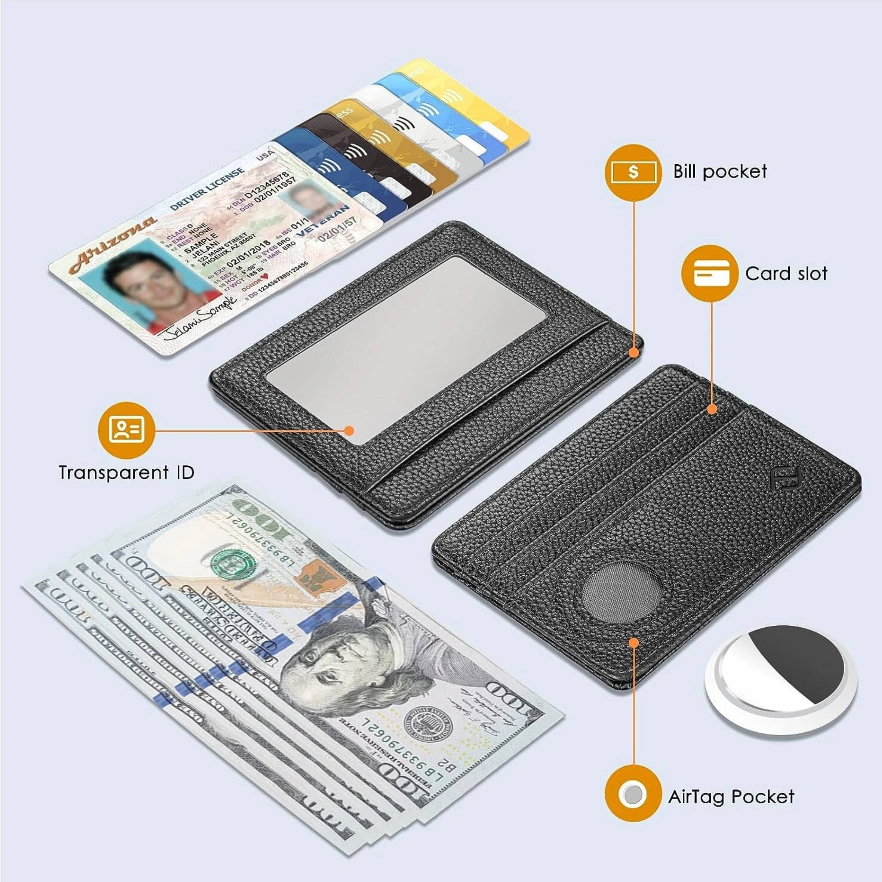 eos USA LICENSE 02/01/1957 DRIVER DN D CRAN wt RLASB - STNEET 100/ VET 02/01/57 Arizona TEN SAMPLE ERG SO P n 02/01/2018 - N   M *44 M NS JelamiSample $ Bill pocket = Card slot Transparent ID LB93379062 nk EUAO OO au CILTENA V A L  100 290646868  B2  AirTag Pocket