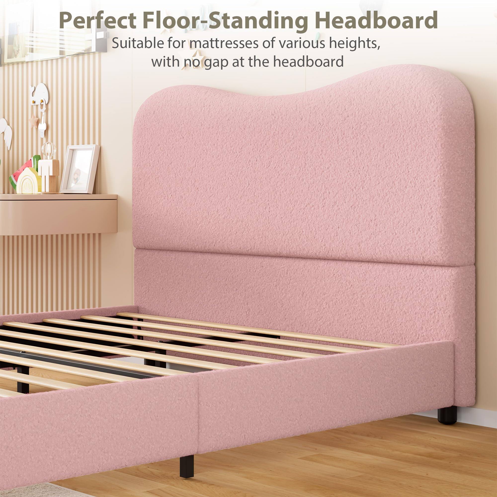 Perfect Floor-Standing Headboard  
Suitable for mattresses of various heights, with no gap at the headboard