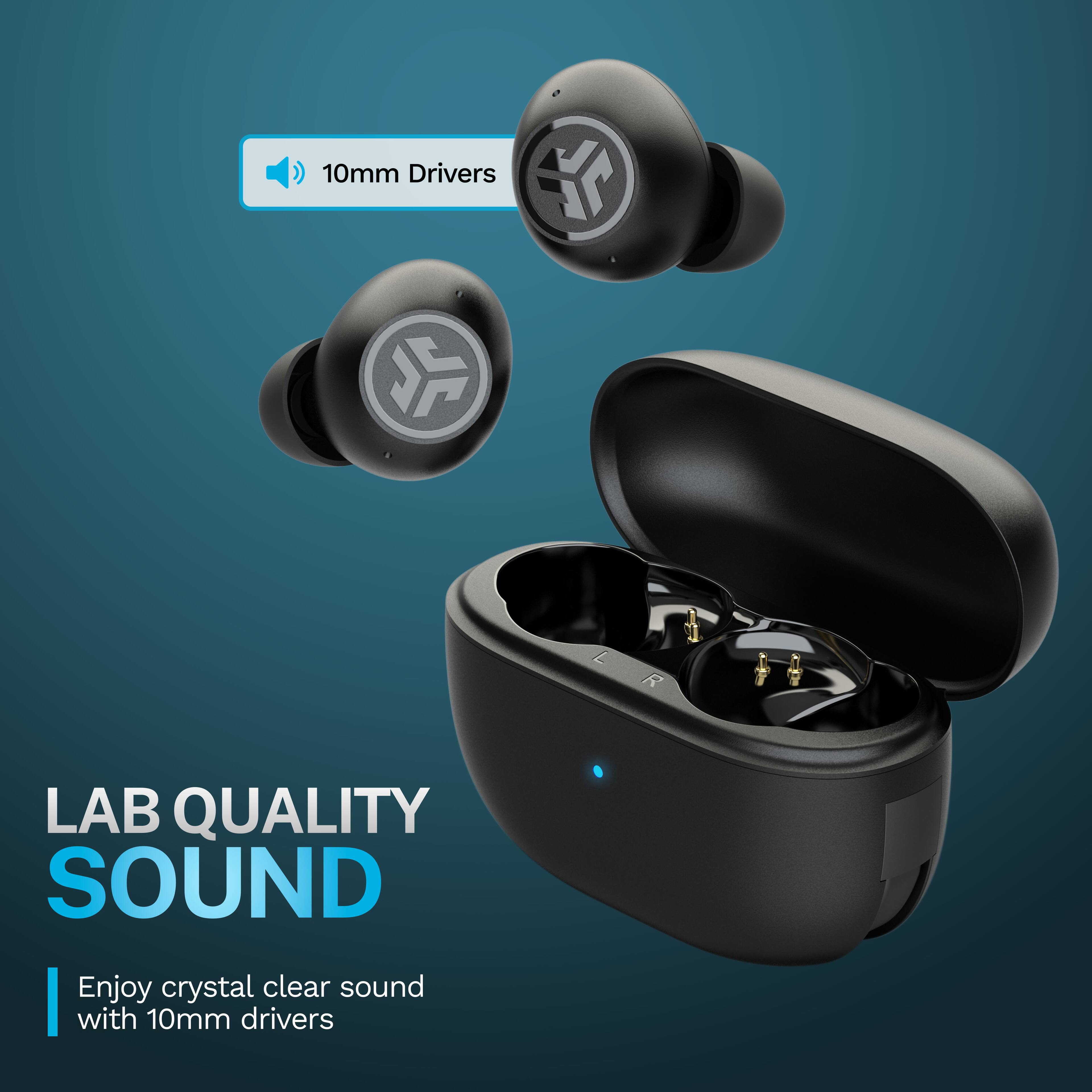 10mm Drivers, LAB QUALITY SOUND, Enjoy crystal clear sound with 10mm drivers
