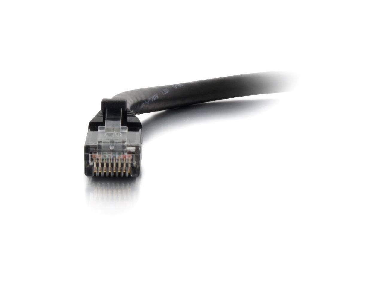 Alt View 5. Cables to Go - C2G 6in Cat6a Snagless Unshielded (UTP) Network Patch Ethernet Cable - Black.
