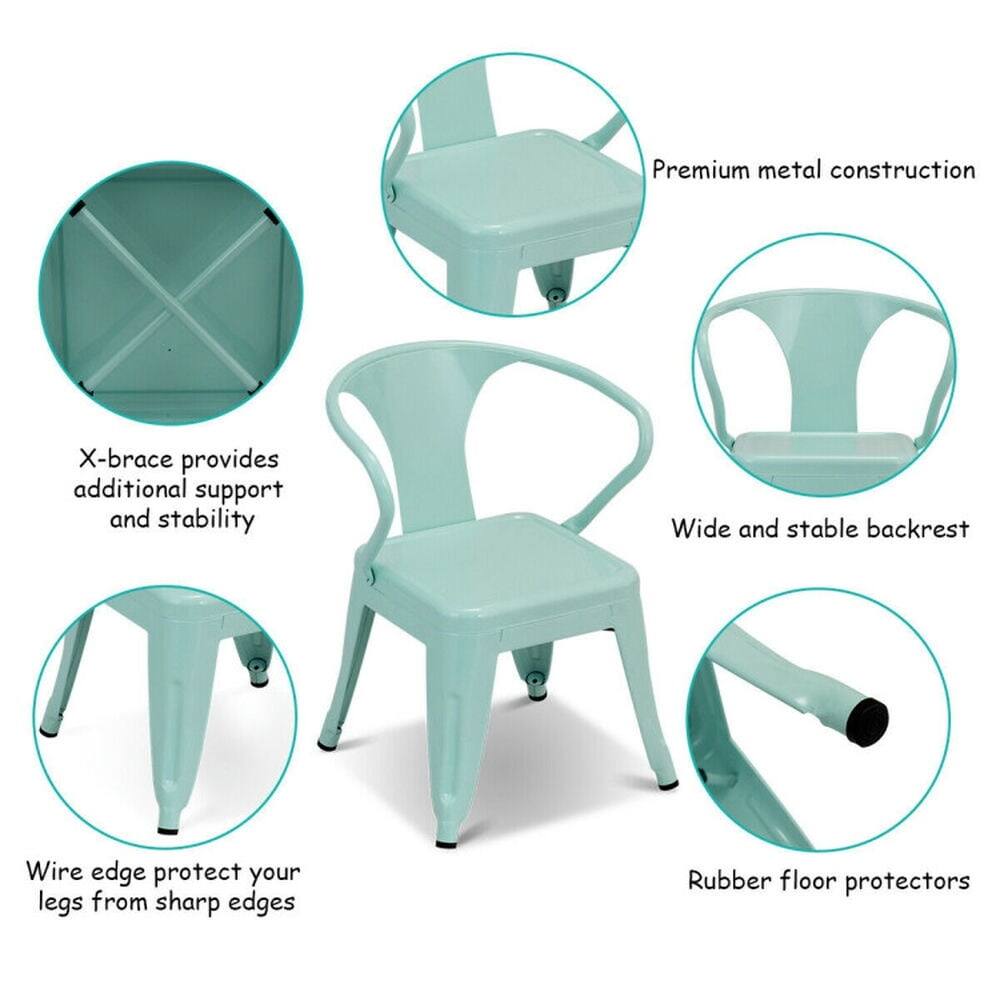 - Premium metal construction
- X-brace provides additional support and stability
- Wide and stable backrest
- Wire edge protect your legs from sharp edges
- Rubber floor protectors
