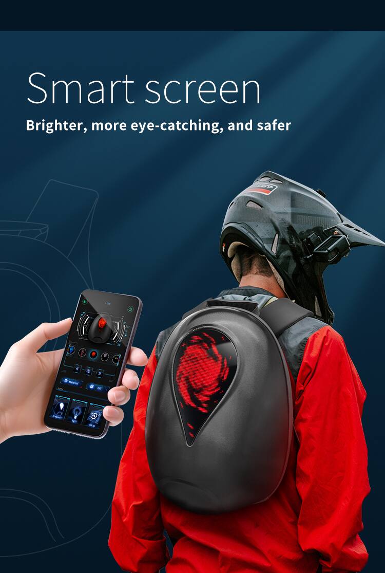 Smart screen  
Brighter, more eye-catching, and safer  

COyP LOu  
Materil - T 3 - - A