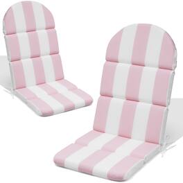 Crestlive Products - Outdoor Adirondack Patio Chair Cushion - Pink White