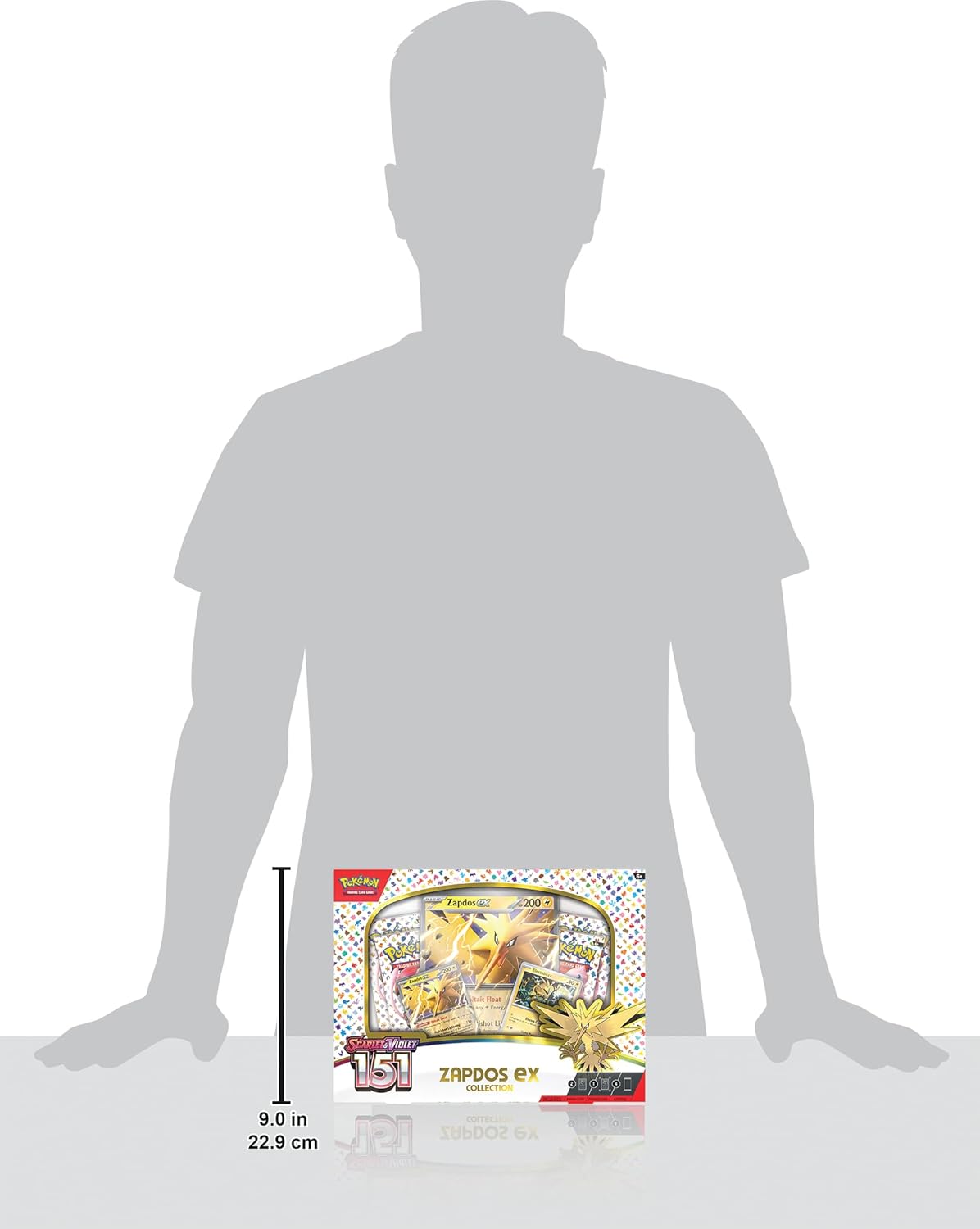 Zapdos ex Collection  
200  
2GRAN  
9.0 in  
22.9 cm  
SCANT  
VouT  
151  
ZAPDOS  
6X  
md