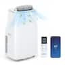 Costway - 15000 BTU Portable Air Conditioner with Fan, Dehumidifier, Sleep Mode, 24H Timer - White