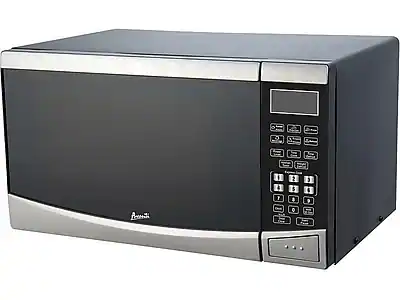 Front. Avanti - 0.9 Cu. ft. Countertop Microwave, 900W - Stainless Steel.