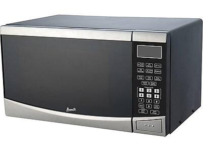Front. Avanti - 0.9 Cu. ft. Countertop Microwave, 900W - Stainless Steel.